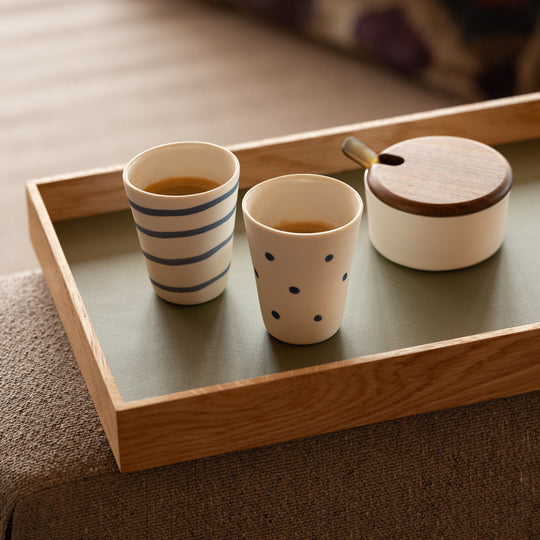 Camillo Tablett Linoleum Eiche Quadro