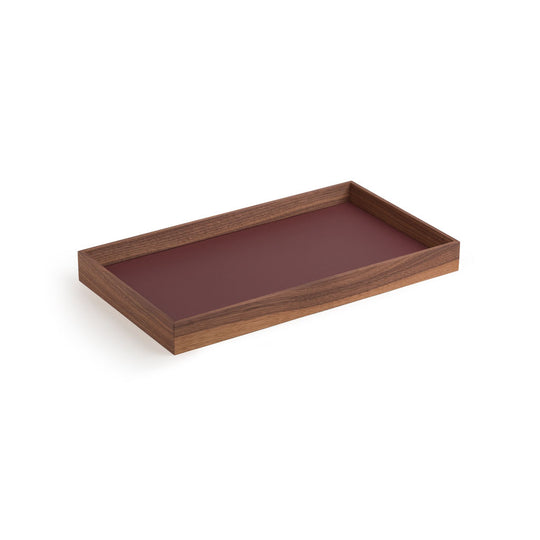 Camillo Tablett Linoleum Nuss Klein