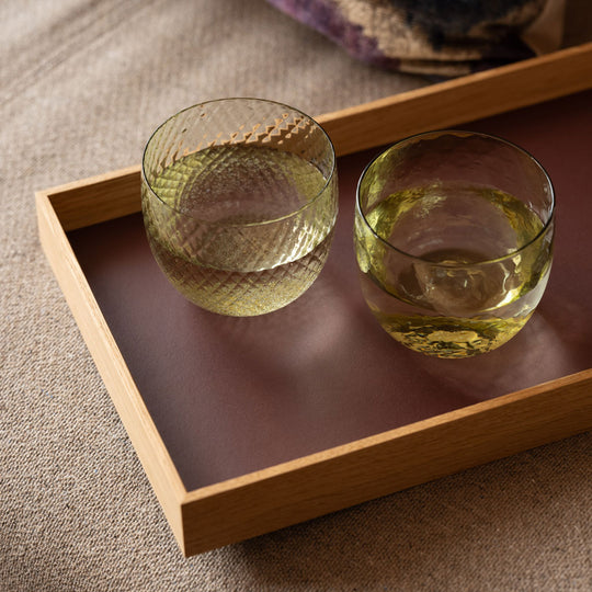 Camillo Tablett Linoleum Eiche Quadro