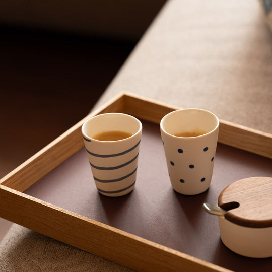 Camillo Tablett Linoleum Eiche Groß