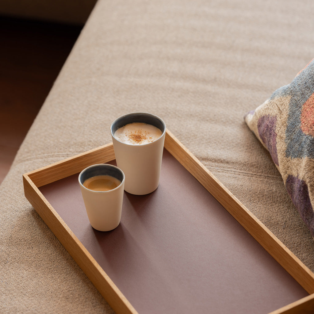 Camillo Tablett Linoleum Eiche Medium