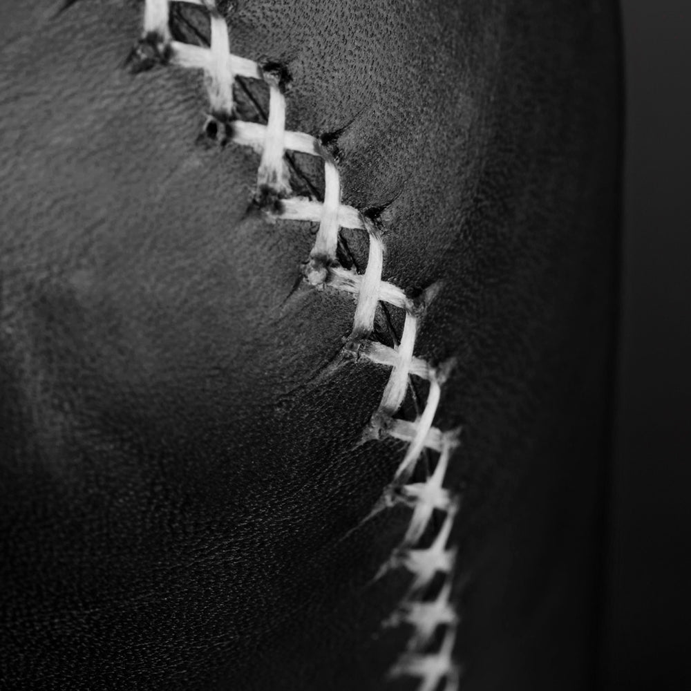 Florenz Soda Siphonflasche Leder Schwarz