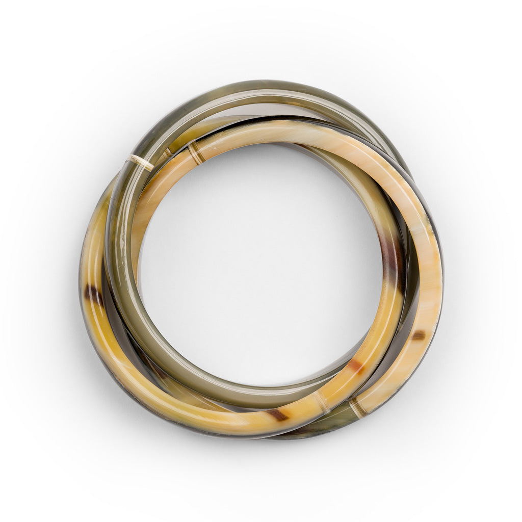 Follina Armreifen Horn verschlungen