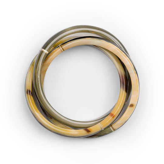 Follina Armreifen Horn verschlungen