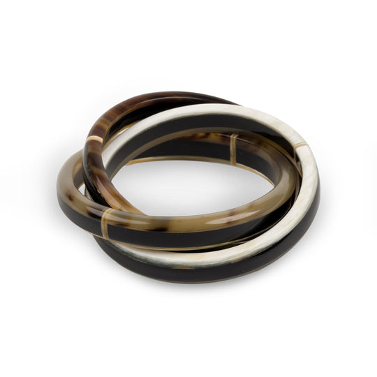 Follina Armreifen Horn verschlungen