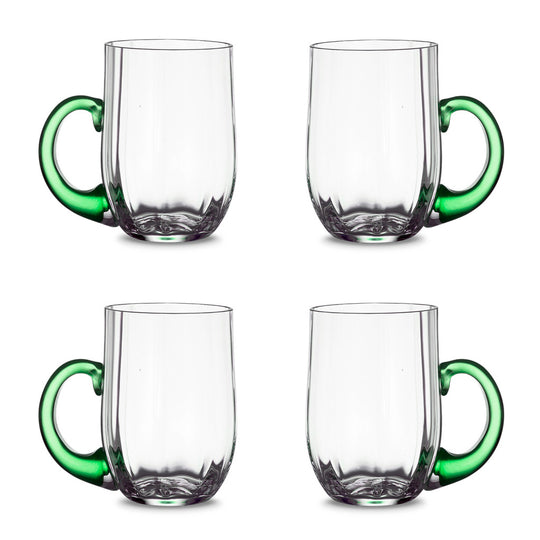 Josefa Bierkrügerl 4er Set dunkelgrün