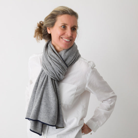 Linda Schal Cashmere Braun