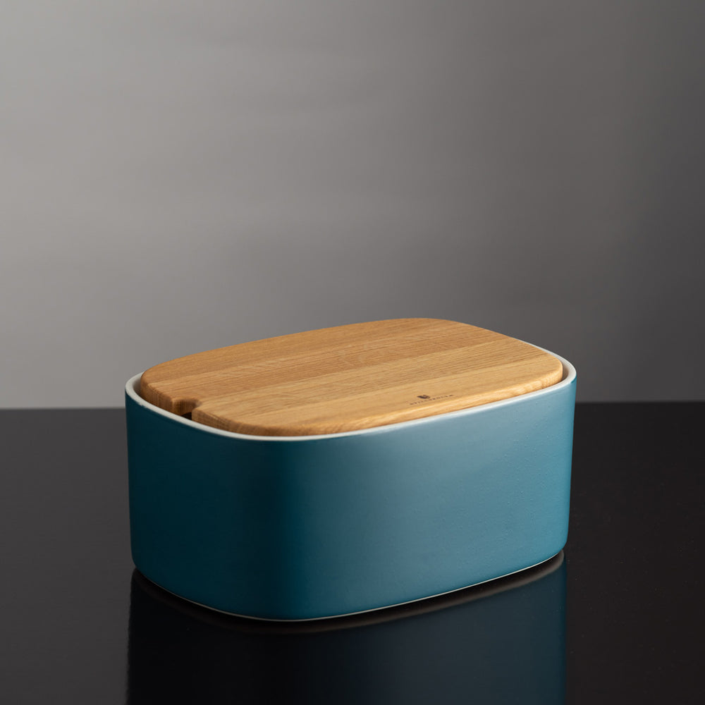 Pagnotta Brottopf klein Eichenholz – Edition „Tag des Brotes“