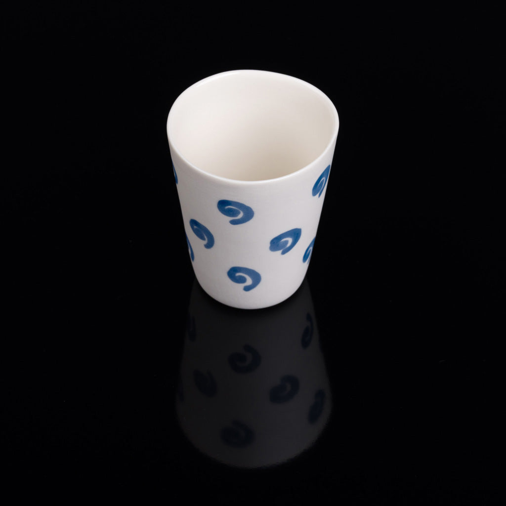 Triest Espressobecher Porzellan Blau