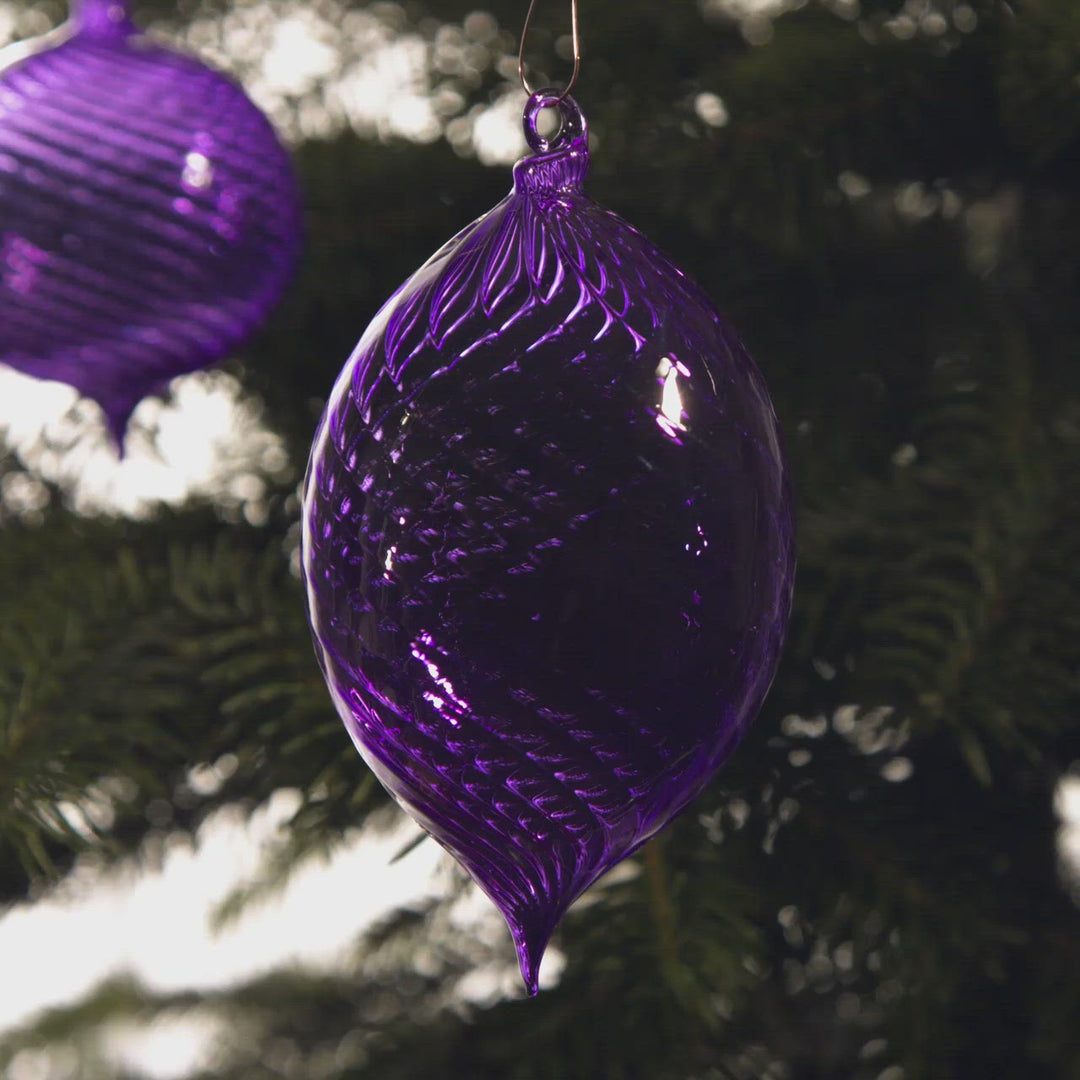 Danieli Christbaumkugel Olivenform