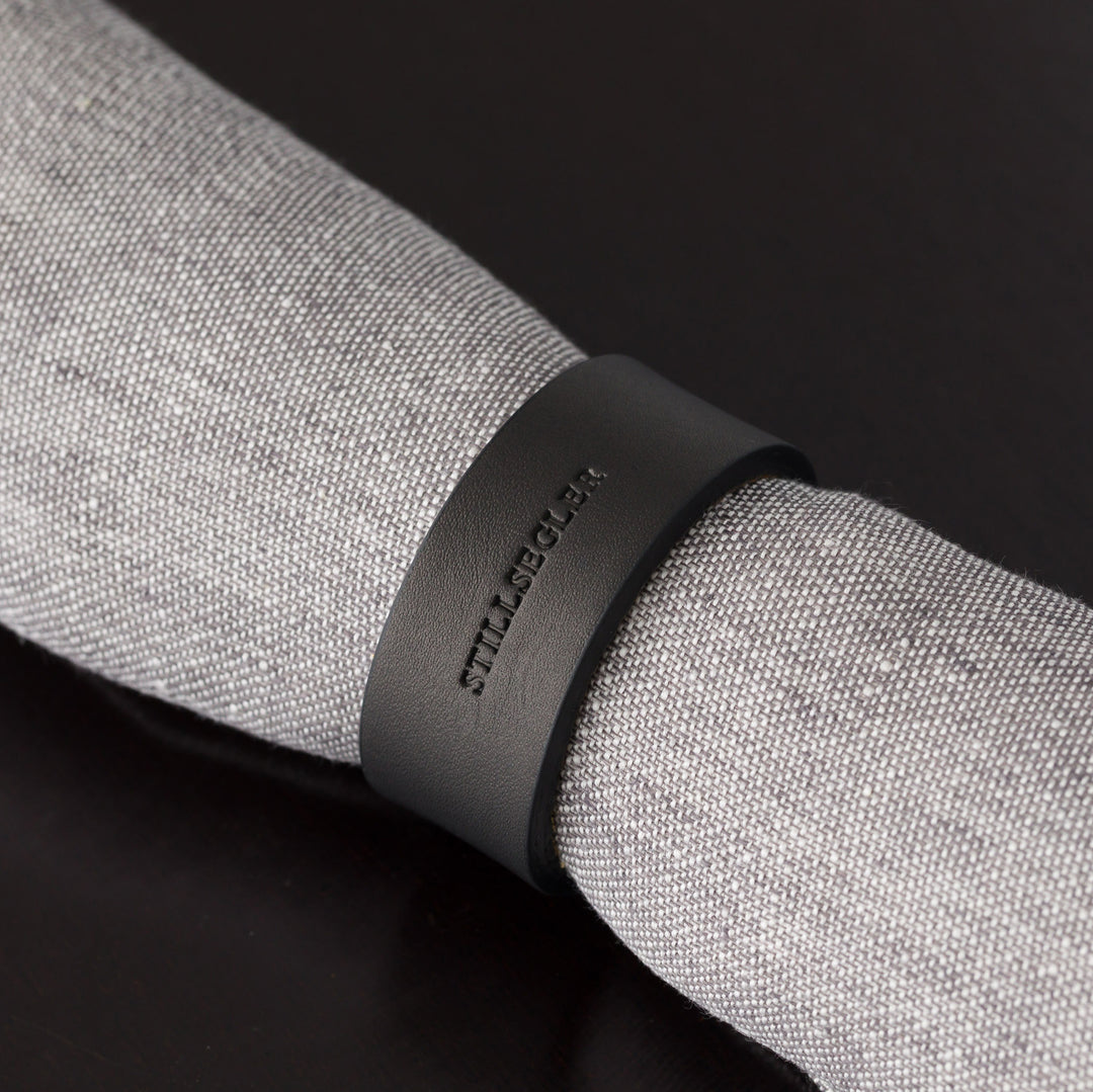 Aldo Serviettenring Leder mit Gravur