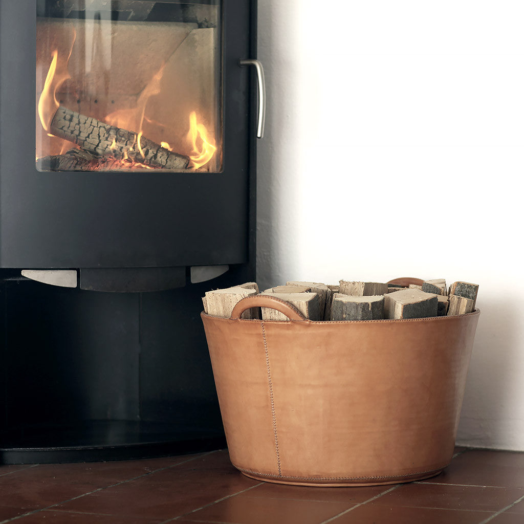 Canestro Kaminholzkorb natur groß „Gosau“