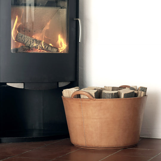 Canestro Kaminholzkorb natur groß „Gosau“