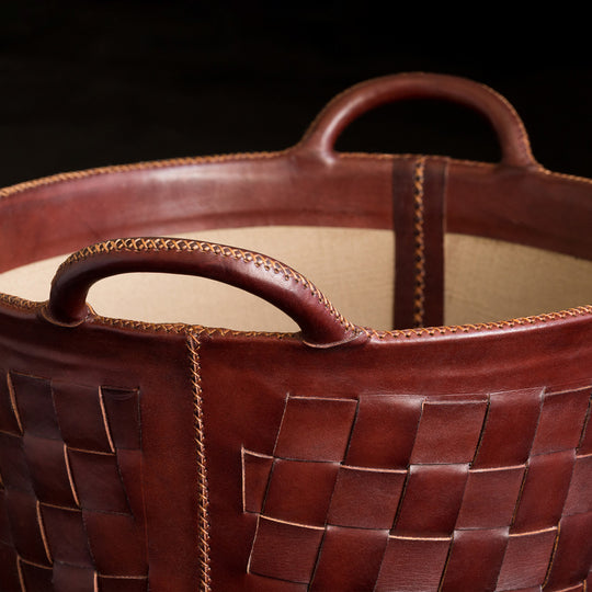 Canestro Kaminholzkorb geflochten klein