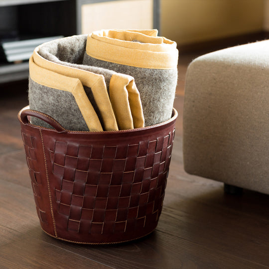 Canestro Kaminholzkorb geflochten groß