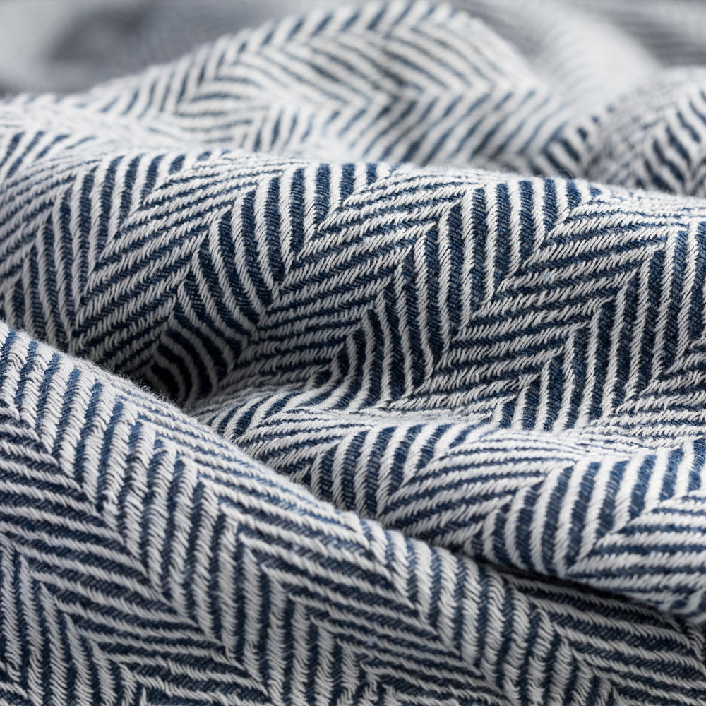 Caramia Babydecke Bio-Baumwolle Dunkelblau