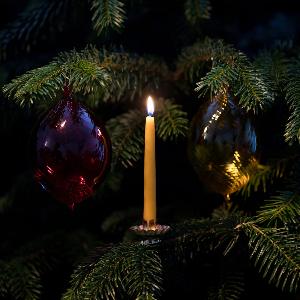 Albera Christbaumkerzen Bienenwachs Honiggelb