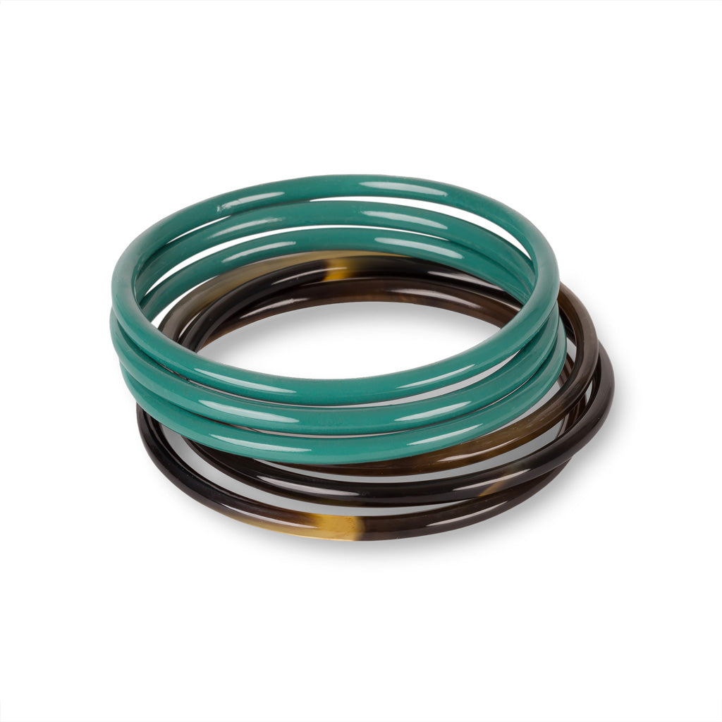 Elektra Armreifen Horn 6er-Set Mix