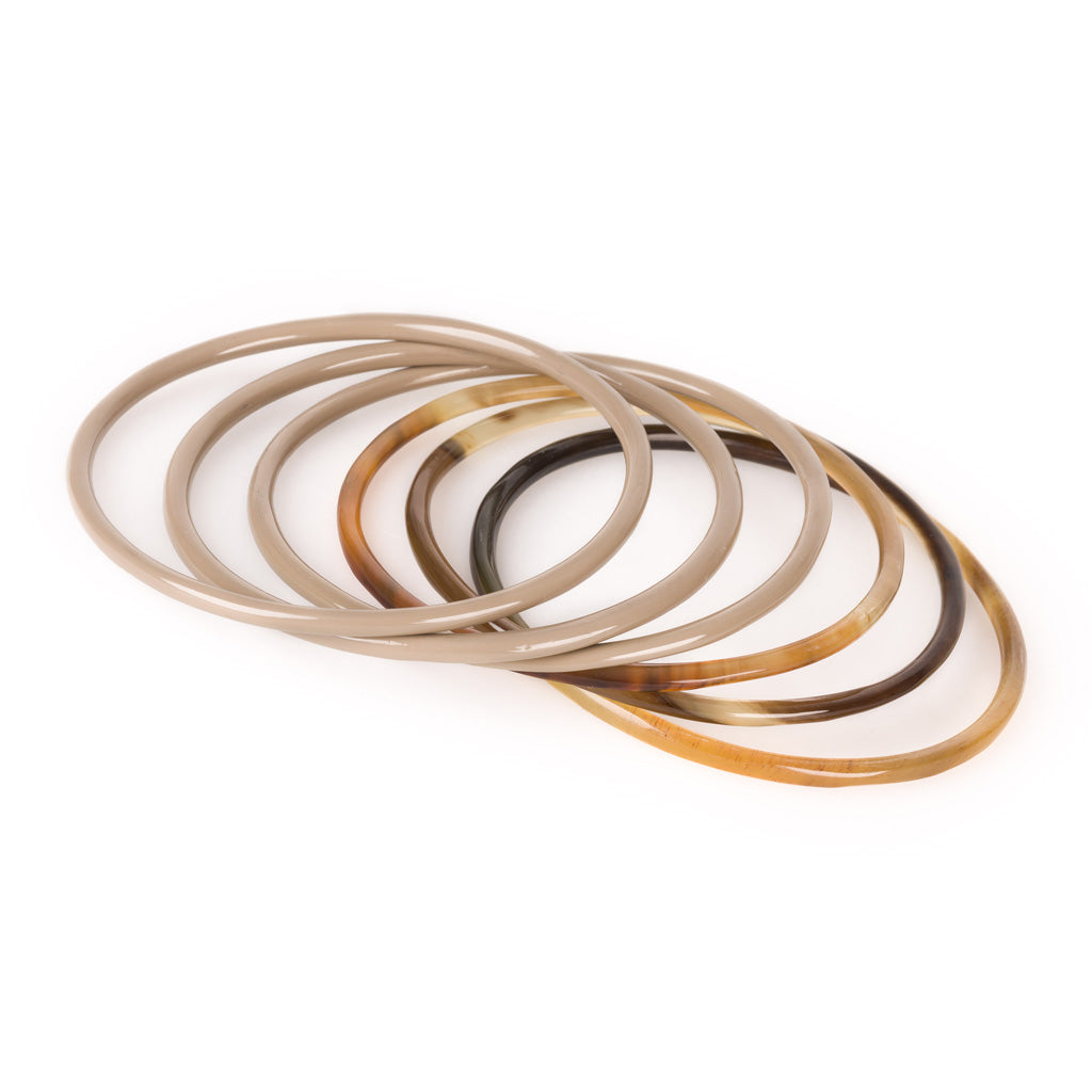 Elektra Armreifen Horn 6er-Set Mix