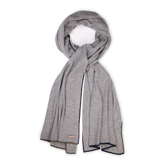 Kaschmirschal Linda Grau