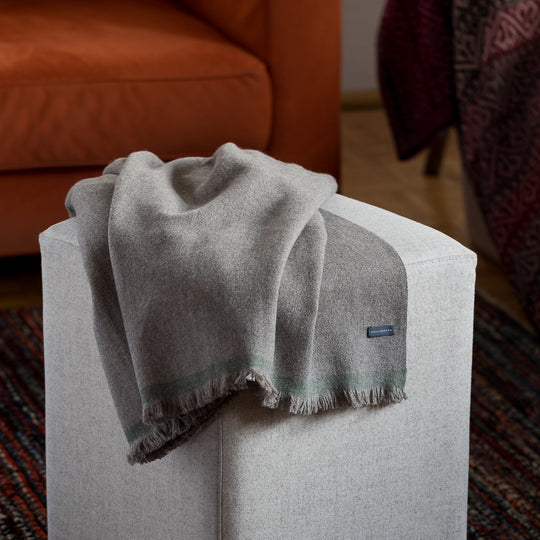 Maiwa Yakhaardecke Gelb