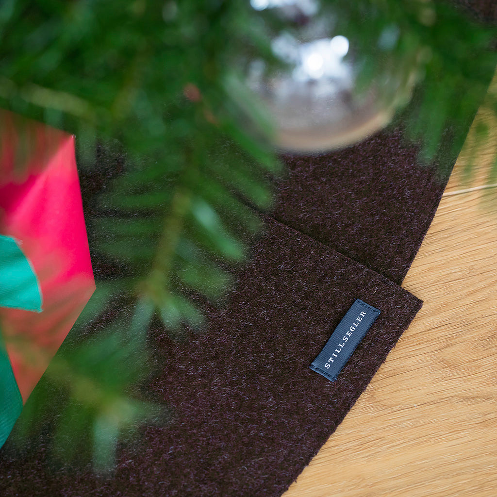 Rudolf Christbaumdecke Loden Grau