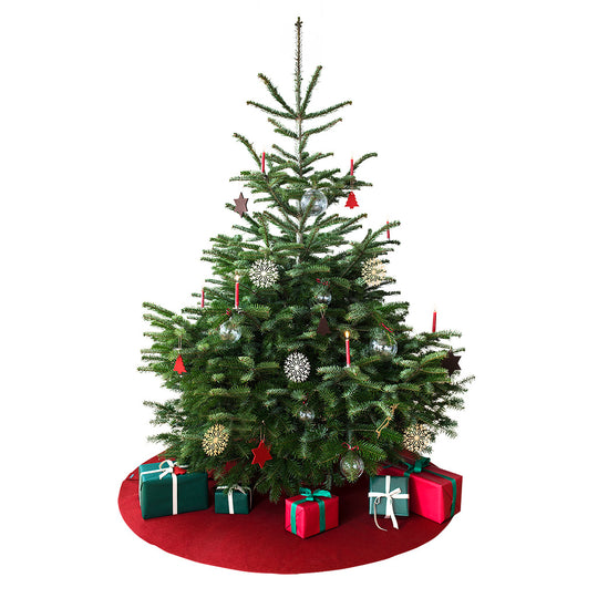 Loden Christbaumdecke Rudolf Karo Grau