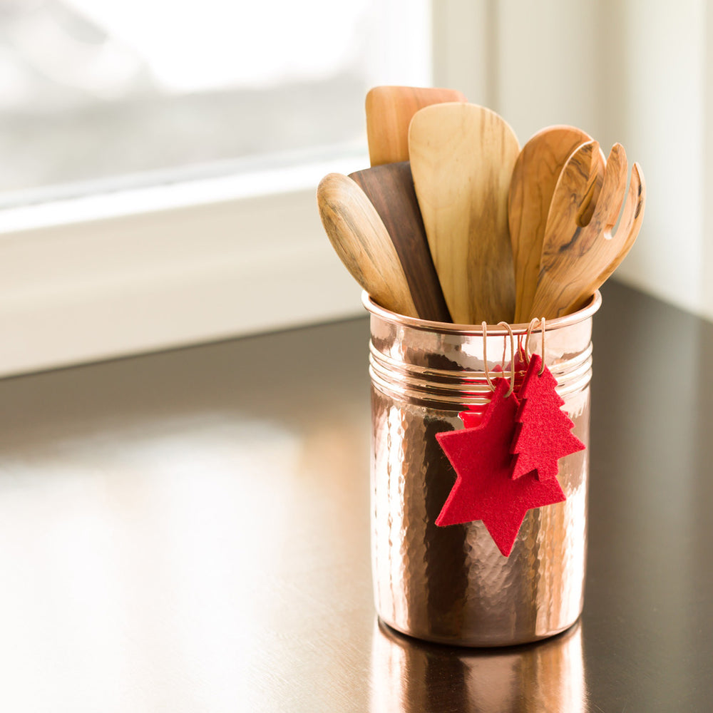 Natale Weihnachtsschmuck Filz Rot