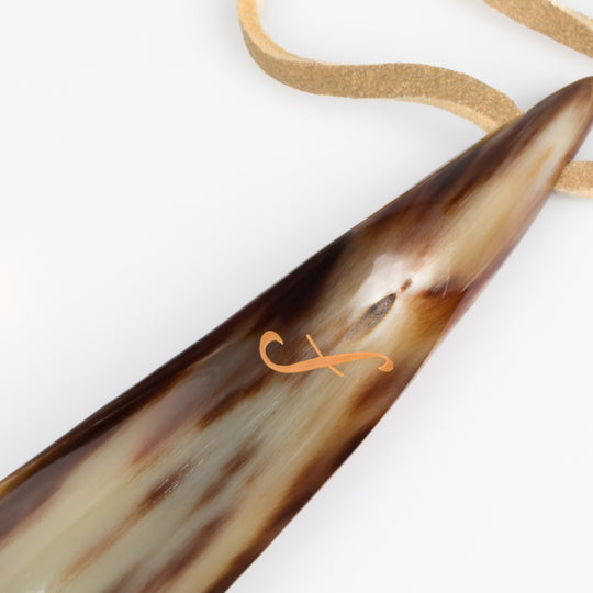 Enzo Schuhlöffel Horn mit Gravur