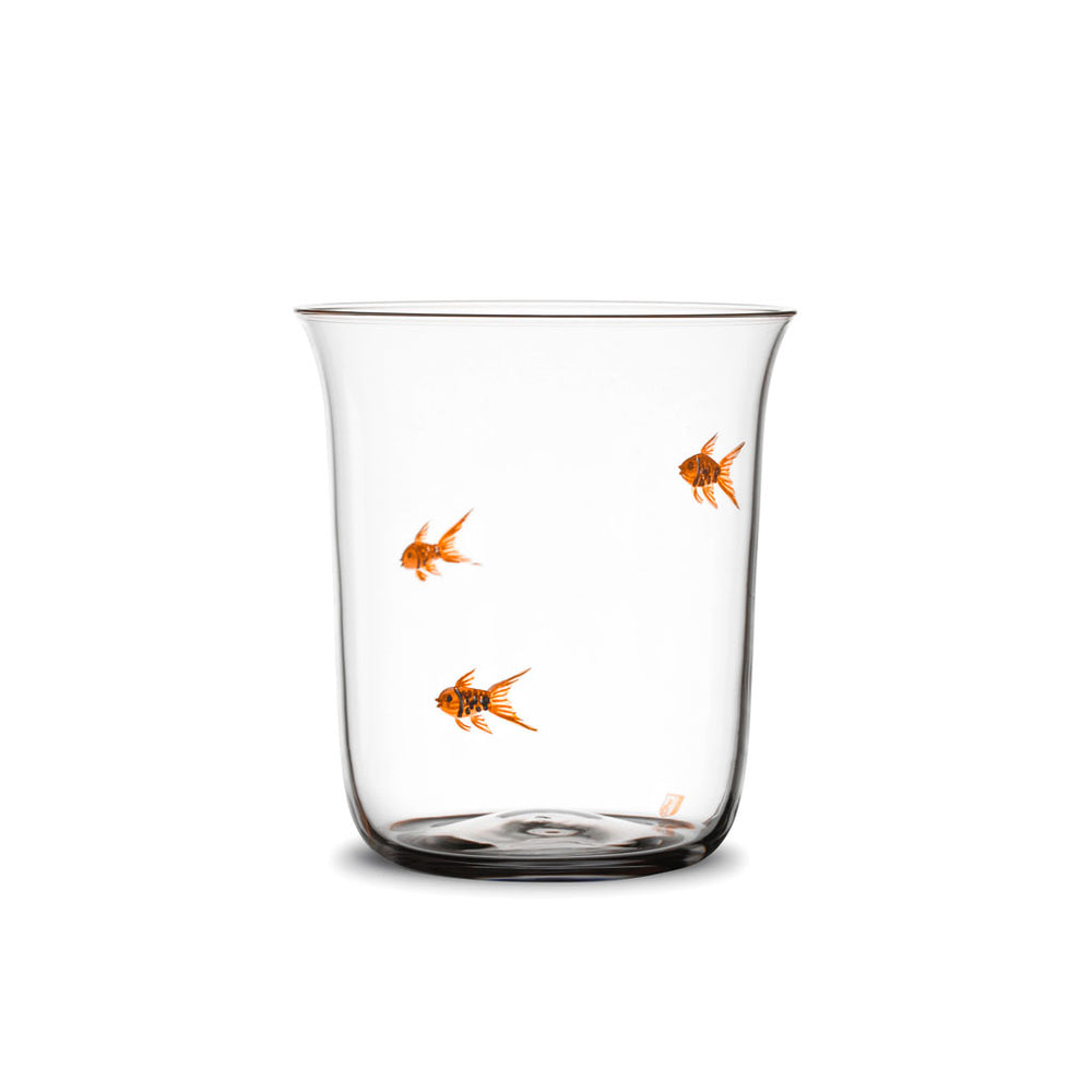 Laila Trinkglas Pesce Rosso