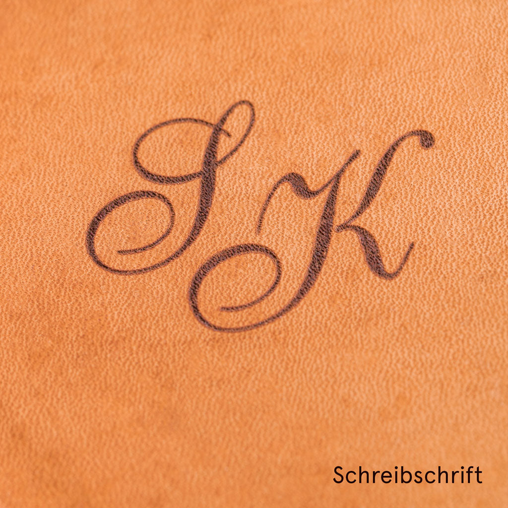 Edward Ledertablett Groß mit Gravur