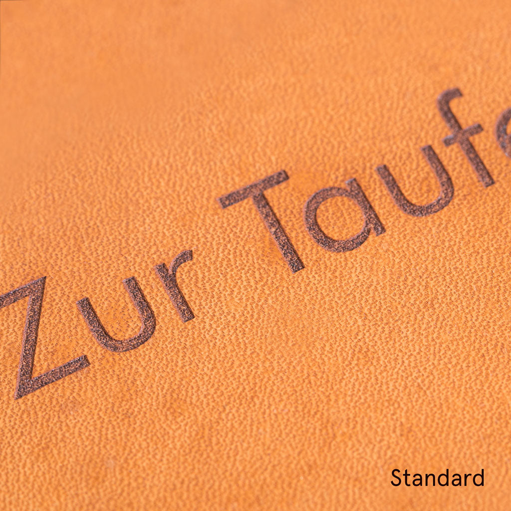 Coris Ledertablett Klein mit Gravur